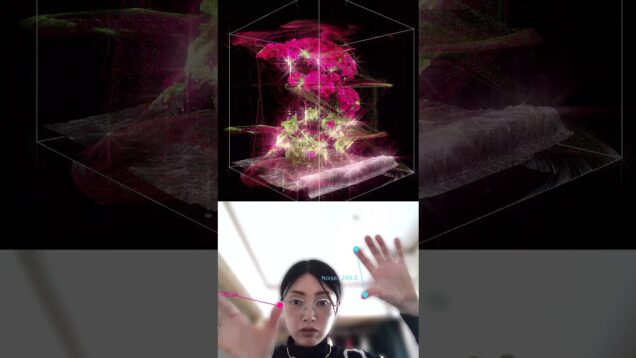 Point cloud x interactive with  #touchdesigner (2025)