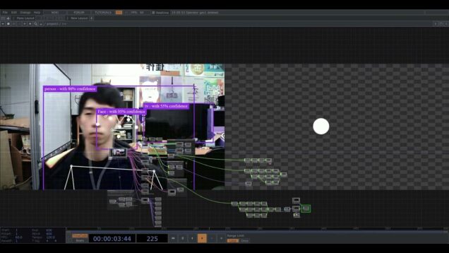 [TouchDesigner] MediaPipe 追蹤五官位置成果預覽