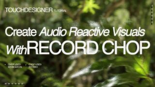 TouchDesigner Tutorial | Use Record CHOP to Create Audio-Reactive Visuals