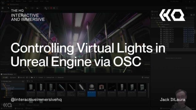 Webcam Color Average  to Unreal Engine Scene Lighting (#Touchdesigner + #UE5) #interactiveart