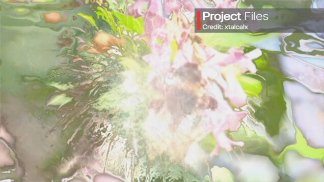 XTALCALX TOUCHDESIGNER PROJECT FILE XTAL-PF-004 LIQUID TEXTURE