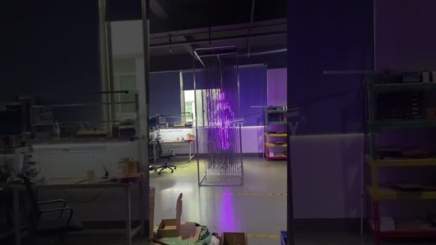 3D LED volumetric Interactive 3D LED Volumetric Display supports Touchdesigner and Madrix