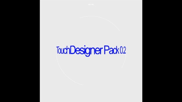 atomtrs touchdesigner pack 0.2 #touchdesigner #touchdesignertutorial