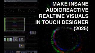 Audioreactive visuals using realtime AI stem splitting in TouchDesigner using VJLab (2025)