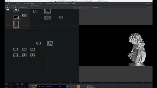 Automated camera paths – TouchDesigner