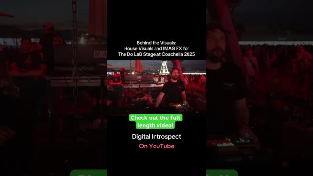 Behind the Visuals #coachella2025 #thedolab #vj #visuals #concertvisuals #resolume #touchdesigner