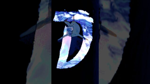 Deeap! #touchdesigner #reactive #motiongraphics #displacement #type #water #shark