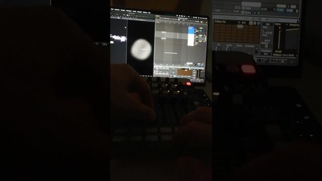 distortion synced on audio and visuals