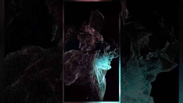⚡ Evil Oil Man • Bass Music • Particle Storm VJ Loop 🌪️