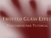 Frosted Glass Silhouette Effect with Depth Texture | TouchDesigner Tutorial