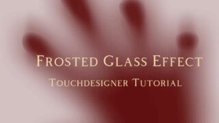 Frosted Glass Silhouette Effect with Depth Texture | TouchDesigner Tutorial