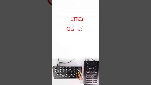 Glitch and Touchdesigner #shorts #moog #roland #glitch #touchdesigner #visuals