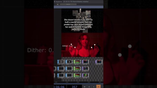 I call it an art #artist #art #touchdesigner #egirl #me