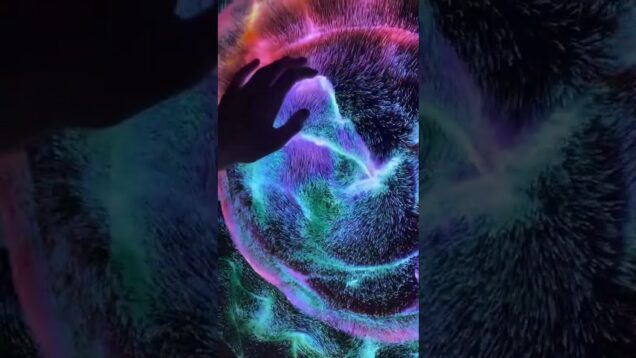 I turned my monitor into a touchscreen  #touchdesigner #generativeart #interactive