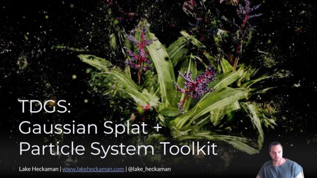 Interactive Particle Systems from Gaussian Splats in TouchDesigner! (2025 + Mac Compatible)