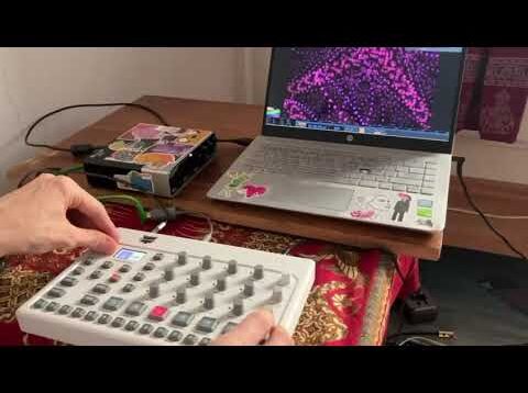 Midi out from Electron model samples to Touchdesigner