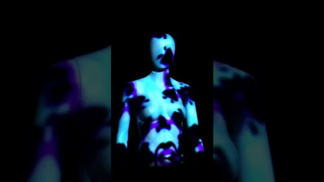 Occultant 2 – projection on bodies – original art and music #analogsynth #touchdesigner
