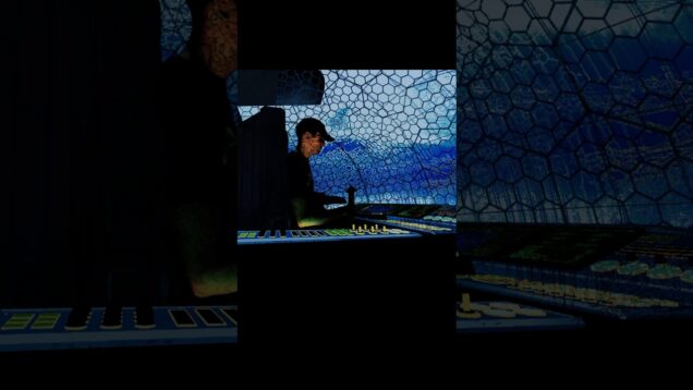 Shark Attack! Submarine vitual set. #touchdesigner #realtime #VR #noAI #virtualproduction #3d #shark