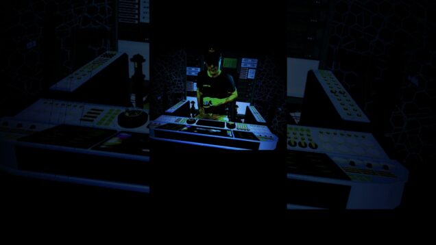 #Submarine cockpit. Models from #blenderkit, made in #touchdesigner