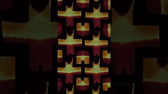summer madness 🌅 #projectionmapping #digitalart#touchdesigner #psychedelic #home #summer #jazz