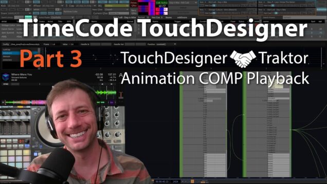 TimeCode TouchDesigner Part 3 – TD Driven By Traktor Via MIDI, Ableton Link, and Animation COMP