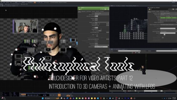 TouchDesigner for Video Artists Part 12: Intro to 3D Cameras + Animating with LFOs