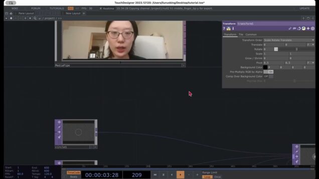 TouchDesigner Hand Tracking Graphics Tutorial