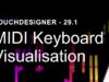 [TouchDesigner] MIDI Visual