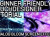 TouchDesigner Tutorial | Analog Bloom Screen Effect | Beginner Friendly