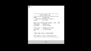 TouchDesigner x Receipt Printer