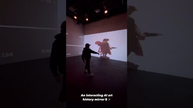 We Created an Interactive AI Art History Mirror Using TouchDesigner 🖼️✨🪞