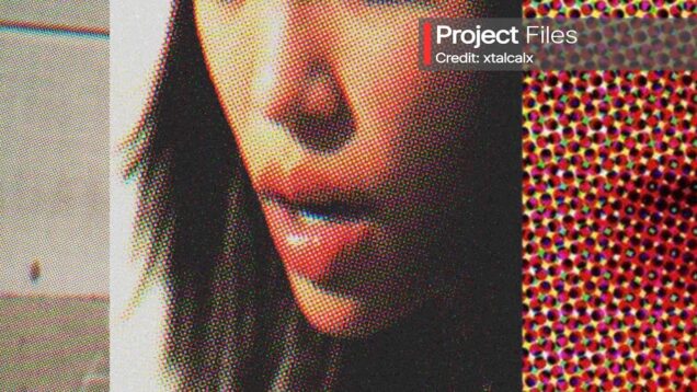 XTALCALX TOUCHDESIGNER PROJECT FILE XTAL-PF-008 HALFTONE FILTER