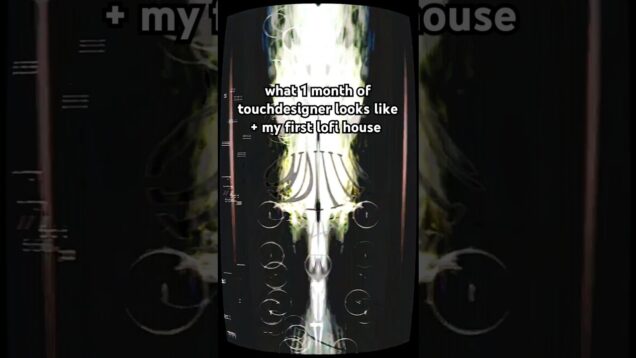 + 1 month of touchdesigner + #housemusic #lofihouse #touchdesigner