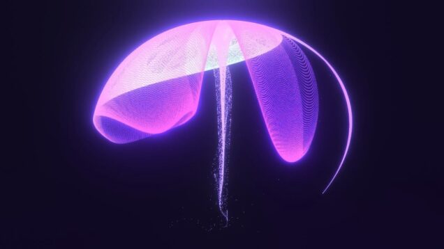 Aizawa (Langford) strange attractor in touchdesigner