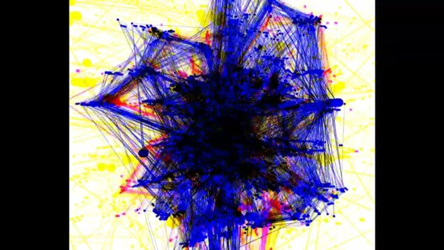 Audioreactive dark web structures – TOUCHDESIGNER