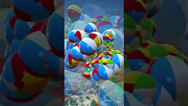 beachball ☀️ made in #touchdesigner #lunarcalendar #ableton #kaytranada #creativecoding #3dmodel