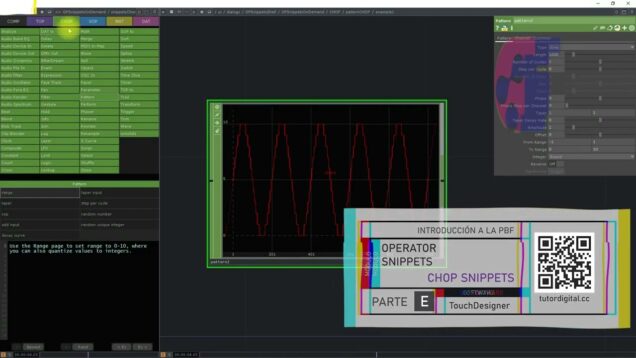 CHOP – OPERATOR SNIPPETS  TOUCHDESIGNER – PARTE E