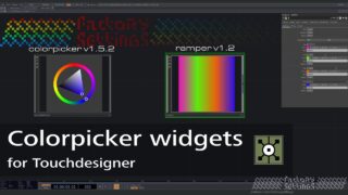 Colorpicker widgets for Touchdesigner v1.5.2