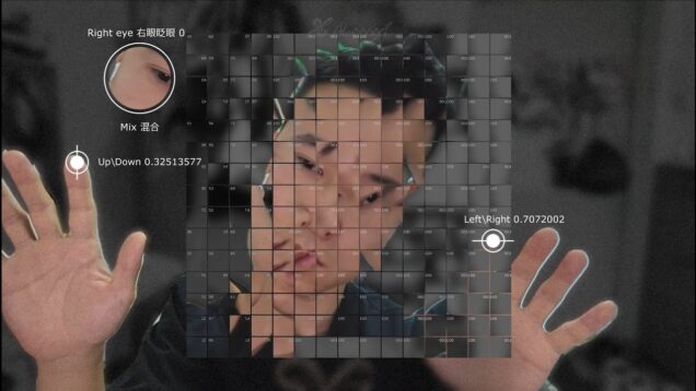 Deconstructing Myself with My Hands | Touchdesigner | Digital Interactive Art