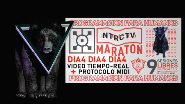 DIA 4 MARATON NTRCTV – TOUCHDESIGNER