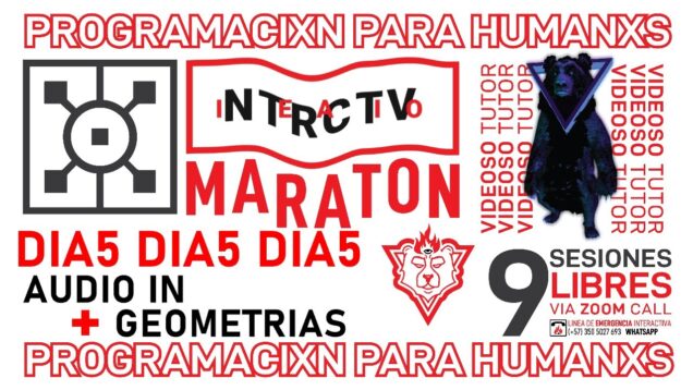 DIA 5 MARATON NTRCTV – TOUCHDESIGNER