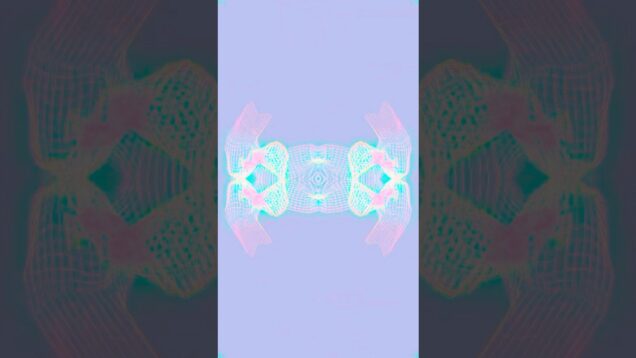 Electric dreams in prismatic hues. 天王星と金星の調和 #newmediaart #touchdesigner #mandala #consciousness