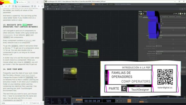 FIELD- COMP OPERATORS TOUCHDESIGNER – PARTE C
