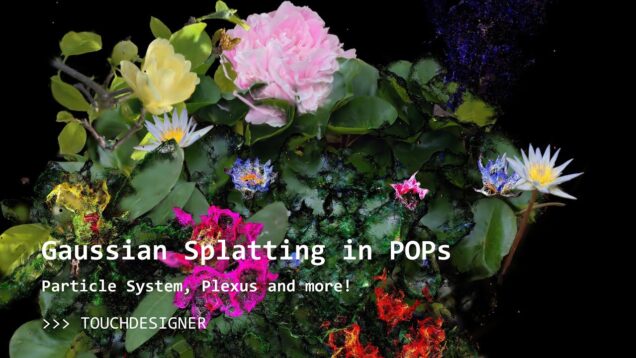 Gaussian Splats in TouchDesigner! Now in POPs!!! New Features!!!!