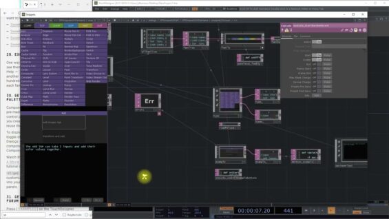 INTRO – OPERATOR SNIPPETS  TOUCHDESIGNER – PARTE A