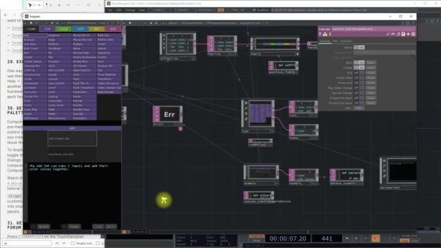 INTRO – OPERATOR SNIPPETS  TOUCHDESIGNER – PARTE A