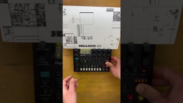 JelliBelli Sketch Digitone + Touchdesigner #techno