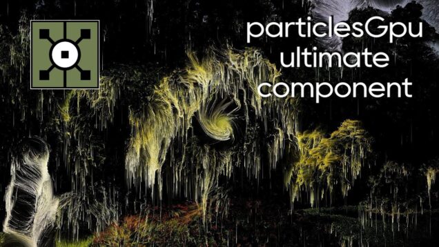 Our first interactive POP particles in #touchdesigner