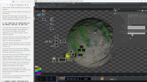 PBR GLSL – MAT OPERATORS TOUCHDESIGNER – PARTE B