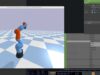 pybullet + OSC + touchdesigner + joystick